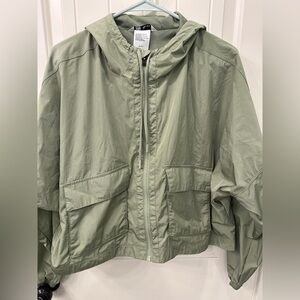 DSG Olive Hooded Windbreaker L Womens NWOT